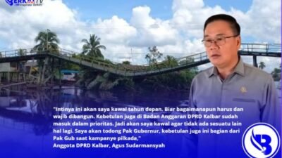 Anggaran Jembatan Kubu di APBD Kalbar Ditunda Hingga 2027