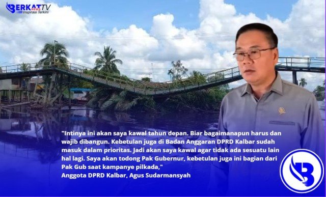 Anggaran Jembatan Kubu di APBD Kalbar Ditunda Hingga 2027