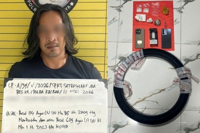 Penyelundupan Sabu 19 Gram Dalam Ban Motor ke Wilayah Pesisir Digagalkan