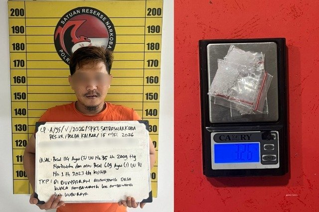 Penangkapan Pengedar Sabu 3,26 Gram Berlangsung Dramatis