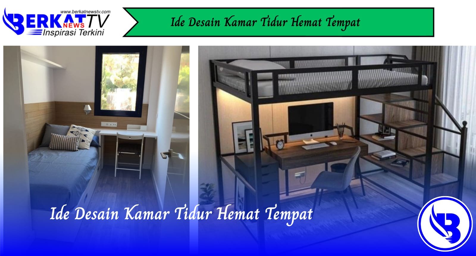 Ide Desain Kamar Tidur Hemat Tempat