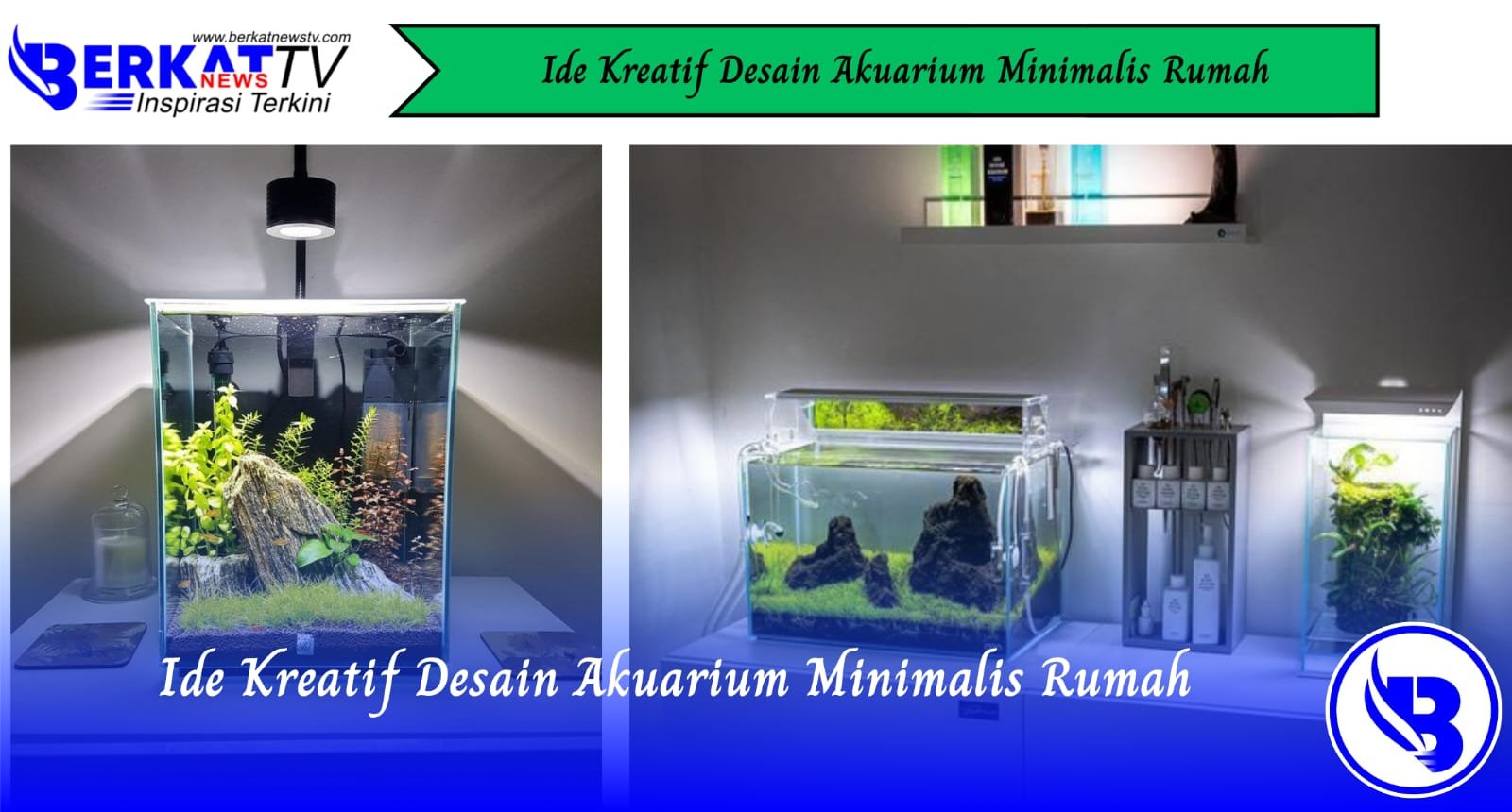 Ide Kreatif Desain Akuarium Minimalis Rumah