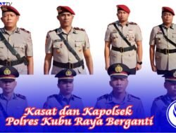Dua Kasat dan Tiga Kapolsek Polres Kubu Raya Berganti
