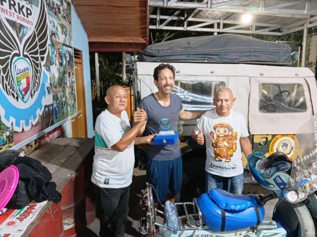 Petualang Vespa Dunia Hilario Marino Terkesan Lihat Vespa di FRKP