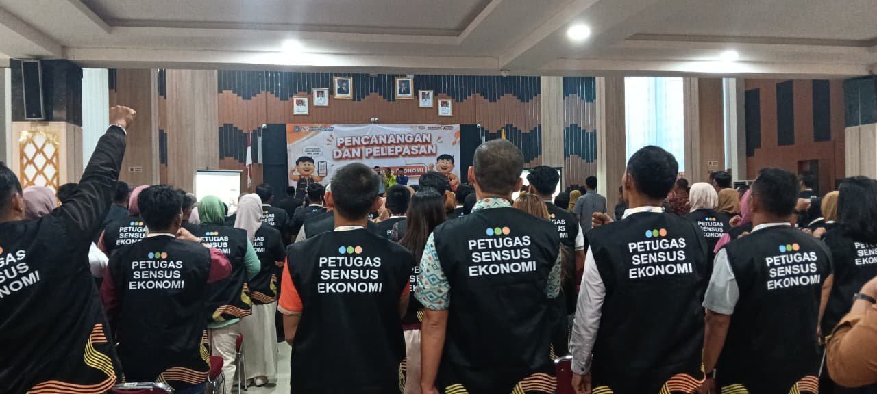 511 Petugas Sensus Ekonomi Menyasar Pelaku Usaha