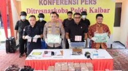 WNI di Malaysia Pemasok Narkotika Pesanan di Pontianak. Dua Hari Jual Raup Rp3,8 Miliar