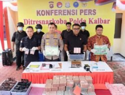 WNI di Malaysia Pemasok Narkotika Pesanan di Pontianak. Dua Hari Jual Raup Rp3,8 Miliar