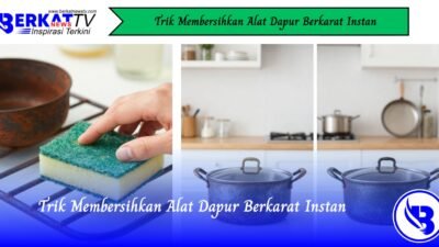 Trik Membersihkan Alat Dapur Berkarat Instan