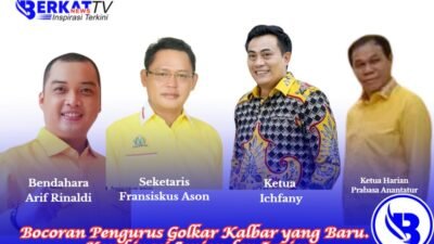Bocoran Pengurus Golkar Kalbar yang Baru. Kombinasi Senior dan Junior