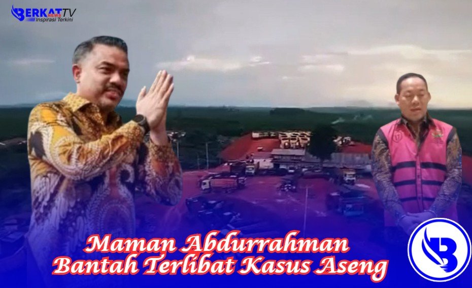 Maman Abdurrahman membantah jika dirinya terlibat dalam kasus eskpor bauksit di Kalbar milik Aseng alias Sudianto.