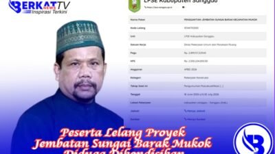 Ketua LSM Citra Hanura Sanggau, Abdul Rahim menyoroti proses lelang proyek Pengganti Jembatan Sungai Barak Mukok