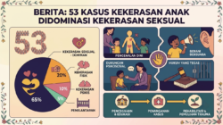 53 Kasus Kekerasan Anak Didominasi Kekerasan Seksual
