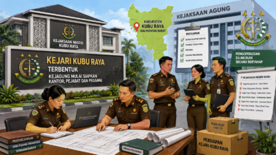 Kejari Kubu Raya Terbentuk, Kejagung Mulai Siapkan Kantor, Pejabat dan Pegawai