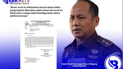 Kejati se-Indonesia Diperintahkan Hentikan Pengumpulan Data Masalah MBG