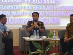 Syahbandar Kendawangan Minta Masukan Tentang Perairan Wajib Pandu Pelabuhan