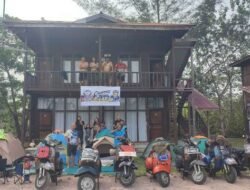 Pecinta Vespa Indonesia, Malaysia dan Brunei Ramaikan PSB di Kalbar