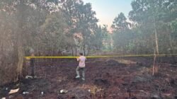 Polisi Segel Lahan 2,5 Hektare Terbakar di Dekat Kampus UNU