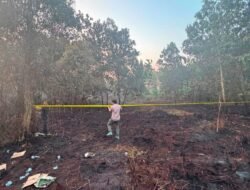 Polisi Segel Lahan 2,5 Hektare Terbakar di Dekat Kampus UNU