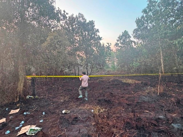 Polisi Segel Lahan 2,5 Hektare Terbakar di Dekat Kampus UNU