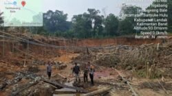 Tim Hanya Temukan Lima Mesin Dompeng PETI di Banyuke Hulu. Pemilik Lahan Berinisial SR