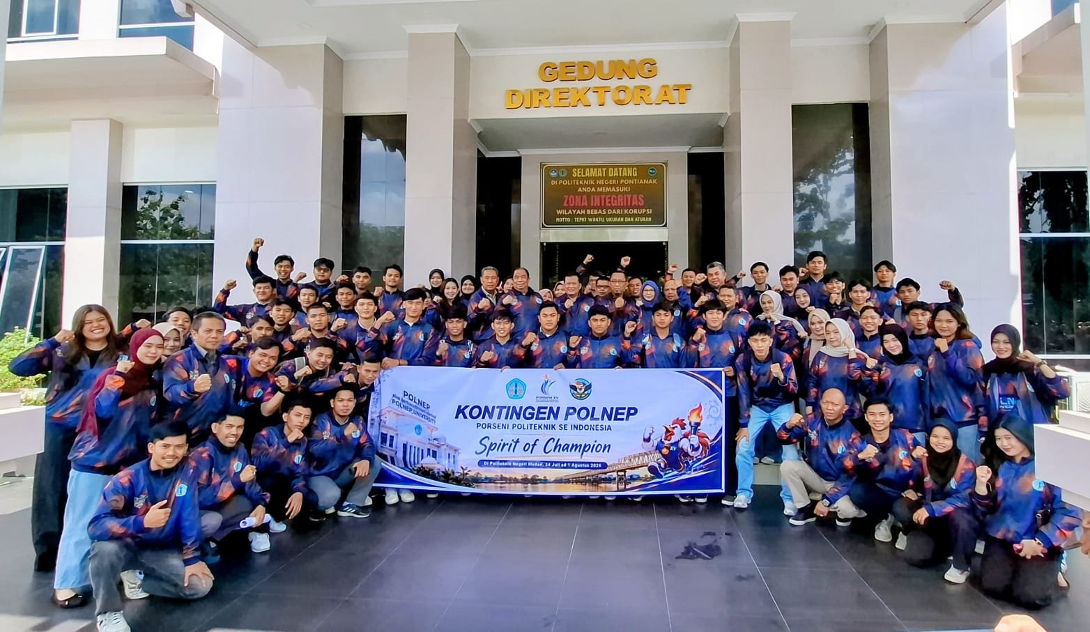 Bawa Pulang 27 Medali, Polnep Peringkat 5 Porseni XV Politeknik Nasional