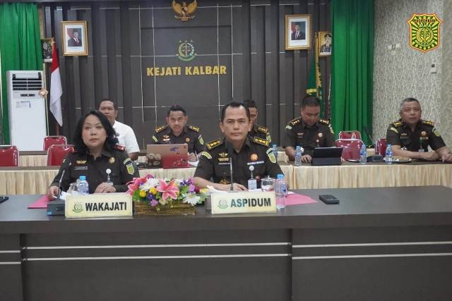 Kejati Kalbar Setujui Perkara Narkotika dan Pencurian Sawit Melalui MKR