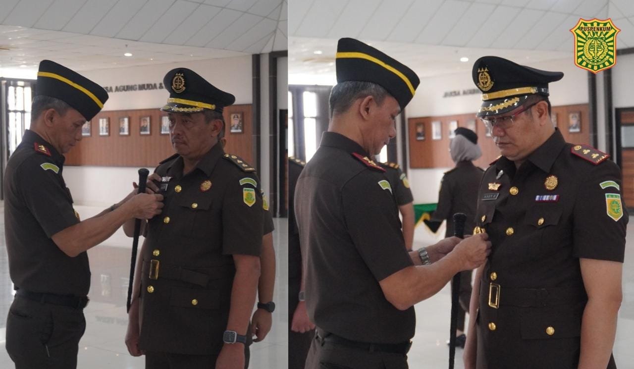 Lantik Aspema Kejati Kalbar dan Kejari Landak, Emilwan Tekankan Jaga Kepercayaan dan Marwah Kejaksaan