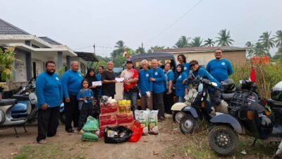 Bukan dari APBD, FRKP WB Vespa Lovers Berikan Bantuan Sembako