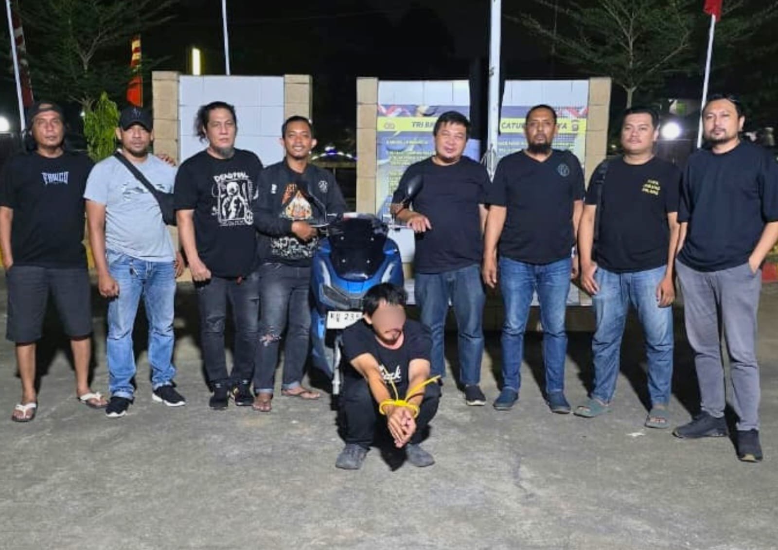 Pelarian Pelaku Pencurian Motor Berakhir di Kampung Beting