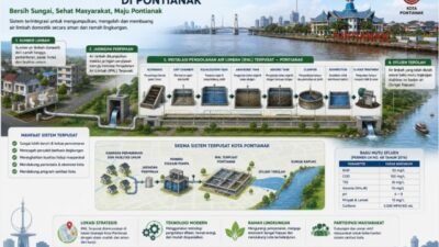 Proyek Sistem Pengelolaan Air Limbah Pontianak Telan Anggaran Rp1,7 Triliun