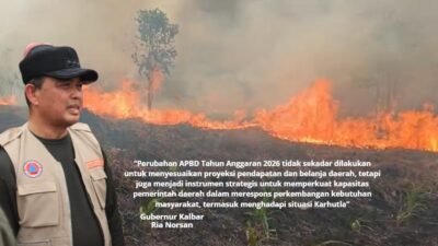 Anggaran Penanganan Karhutla Ditambah di Perubahan APBD Kalbar 2026