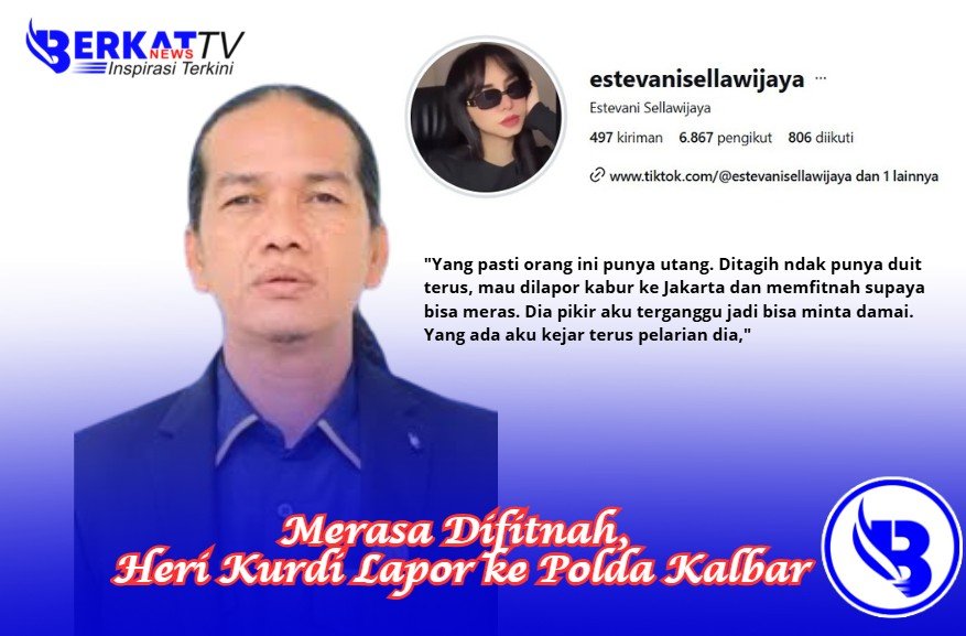 Merasa Difitnah, Heri Kurdi Lapor ke Polda Kalbar