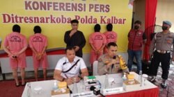 Jaringan Internasional Narkoba Ditangkap di Pontianak
