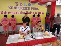 Jaringan Internasional Narkoba Ditangkap di Pontianak