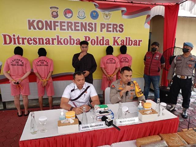 Jaringan Internasional Narkoba Ditangkap di Pontianak