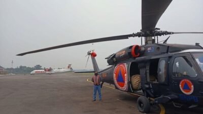 Helikopter WB Dikerahkan Padamkan Karhutla di Taman Nasional Gunung Palung