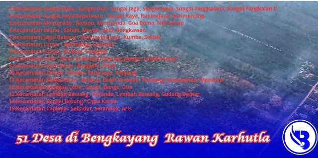 51 Desa di Bengkayang Rawan Karhutla