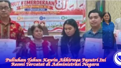 Puluhan Tahun Kawin Akhirnya Pasutri Ini Resmi Tercatat