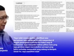 Kepala BNPB Minta Maaf