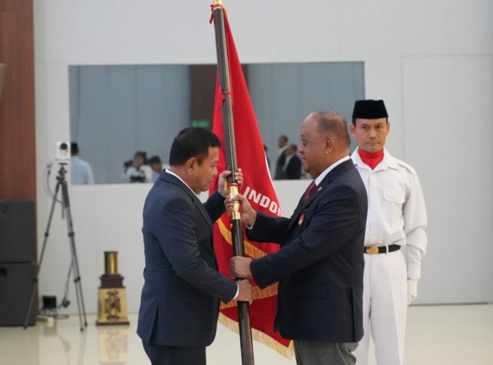 Kepala Badan Intelijen Negara (BIN) Jenderal Purn TNI M. Herindra telah resmi menjabat sebagai Ketua Pengurus Besar Esports Indonesia (ESI) masa bakti 2026–2030. Herindra dilantik oleh Ketua Umum KONI Pusat Letjen TNI Purn Marciano Norman di Kantor Markas Besar Badan Intelijen Negara (BIN), Jakarta Selasa (15/9/2026). Foto: ist/berkatnewstv
