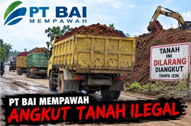PT Borneo Alumina Indonesia (BAI) diduga telah mengambil pasokan bahan material Galian C illegal untuk pembangunan sejumlah fasilitas dan jalan hauling proyek Smelter Grade Alumina Refinery (SGAR) di Desa Bukit Batu, Kecamatan Sungai Kunyit Kabupaten Mempawah.