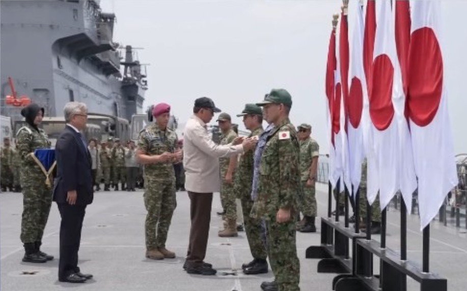 Padamkan Karhutla di Kalbar Berakhir. 361 Tentara Jepang Terima Penghargaan