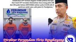 Direktur Perumdam Tirta Bengkayang Terjaring OTT Bersama Auditor BPK. Uang Tunai Rp400 Juta Diamankan