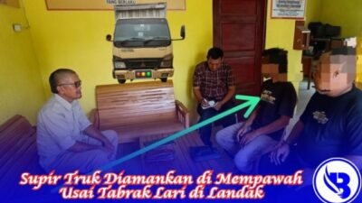 Supir Truk Diamankan di Mempawah Usai Tabrak Lari di Landak