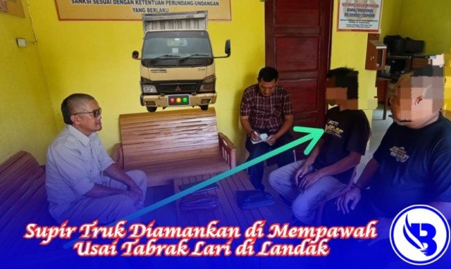Supir Truk Diamankan di Mempawah Usai Tabrak Lari di Landak