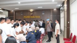Tes Urine 63 Personel Polres Kubu Raya Negatif Narkoba