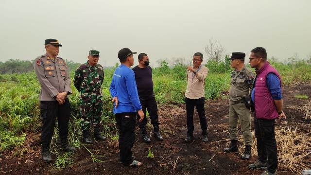 Karhutla Sudah Padam, Sahli dan Penasehat Kapolri Datang Meninjau