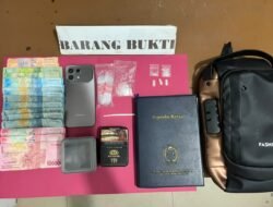 Pengedar Sabu 1,18 Gram Ditangkap. Uang Digunakan Untuk Judi Slot