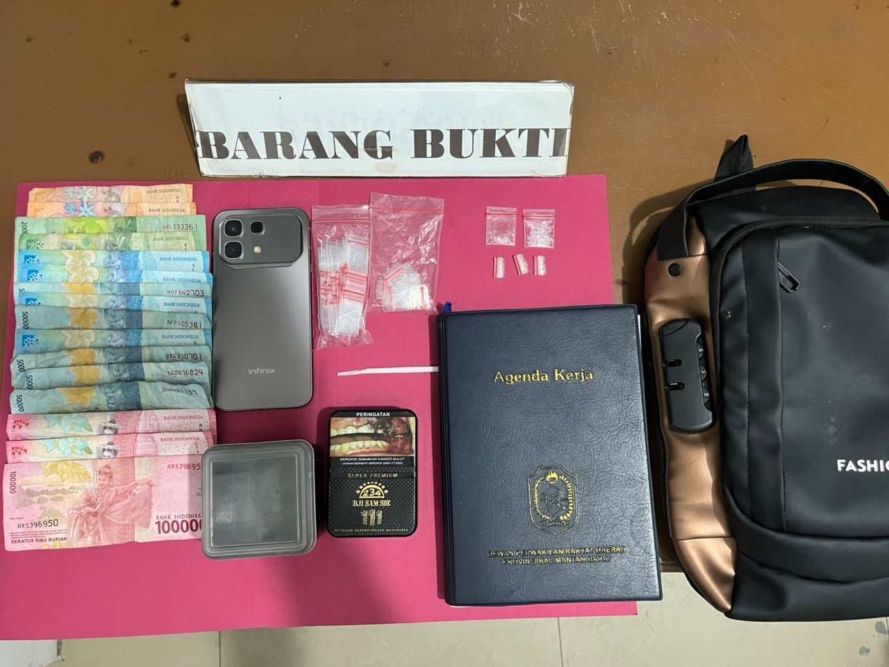 Pengedar Sabu 1,18 Gram Ditangkap. Uang Digunakan Untuk Judi Slot